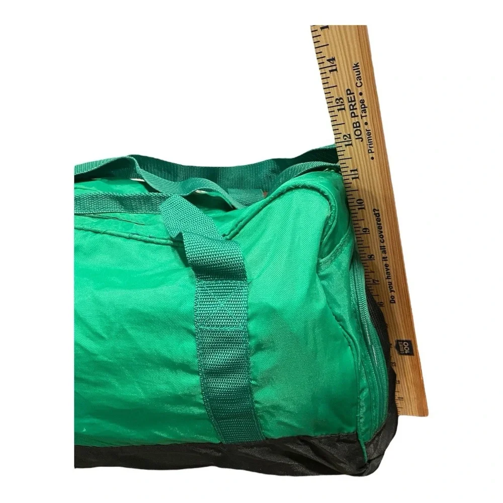 Vintage 90s‎ Boston Celtics Duffle Gym Bag Green Adjustable Strap Logo 17